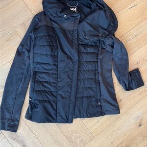 Helly Hansen Women's Black and Gray Ski Jacket